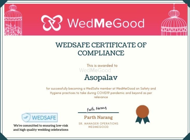 Photo From WedSafe - By Asopalav