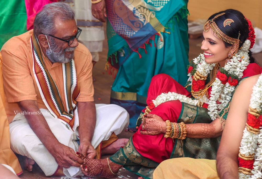 Photo From Shruthi & Ranganathan | Brahmin Wedding - By Vicithiram Studio