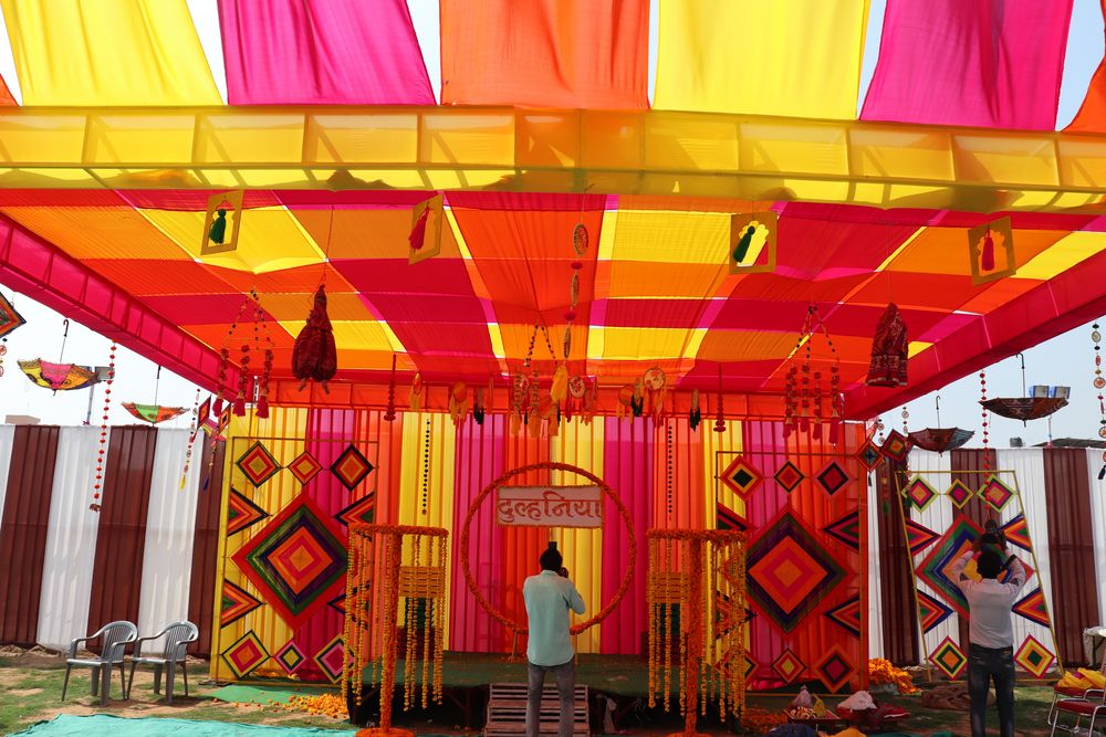 Photo From Haldi - Mehendi theme decor of Khushbu - By Shahiparinaya Event Planner 