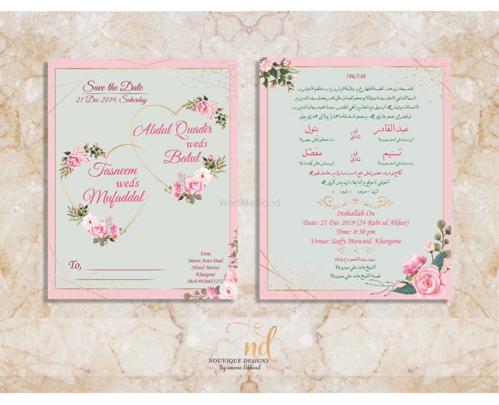 Photo From wedding stationery - By Nouvique Designs