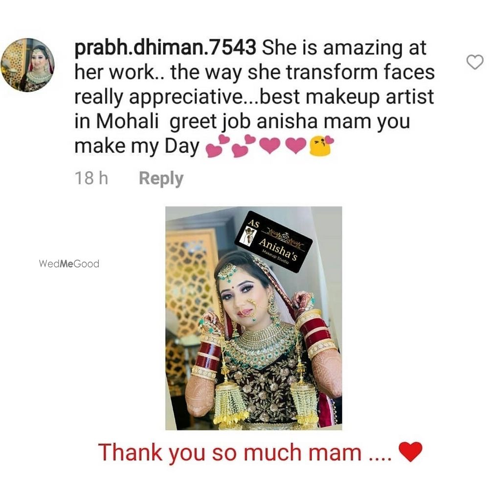 Photo From Client's Reviews  - By Anisha's Makeup Studio