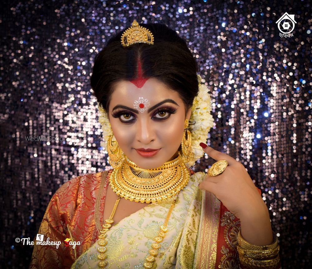 Photo From Bengali Reception Look - By The Makeup Saga