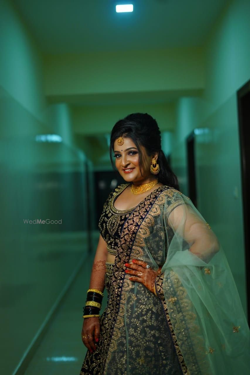 Photo From Madhavi's Reception - By Makeup by Ranjitha