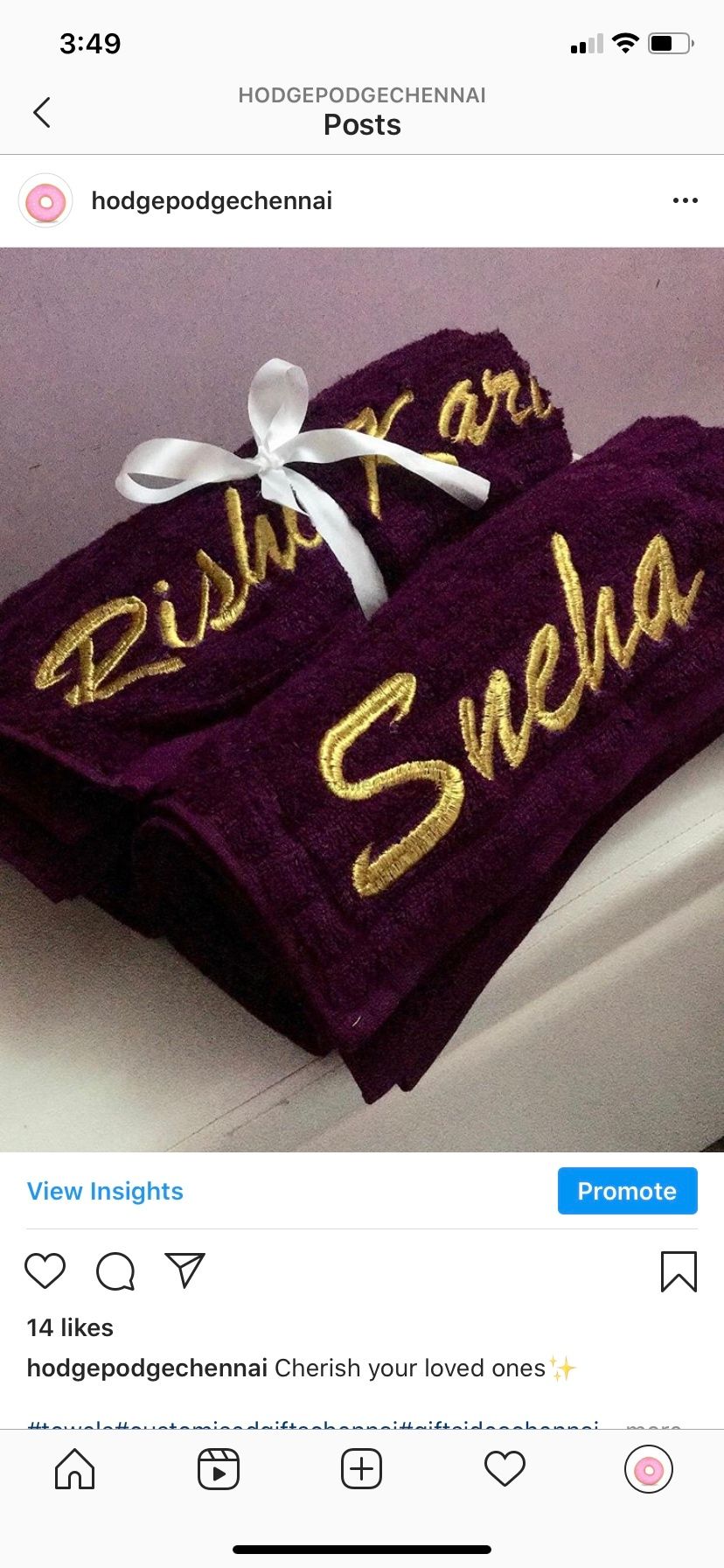 Photo From Customised towels ✨ - By Hodgepodge