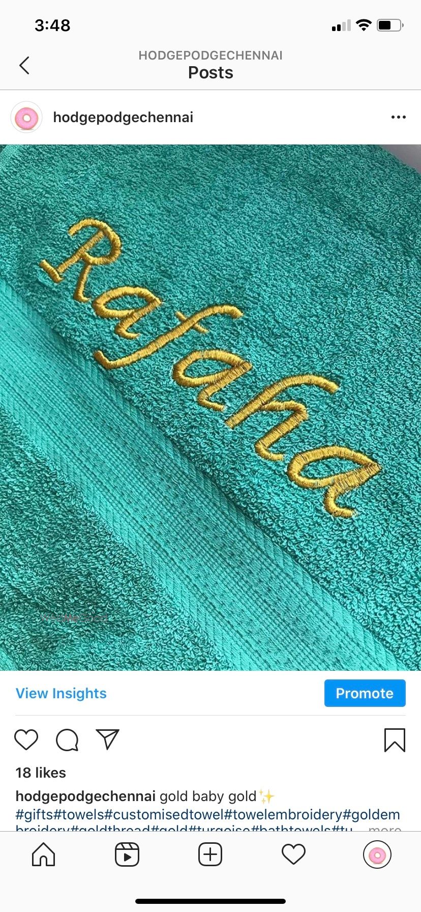 Photo From Customised towels ✨ - By Hodgepodge