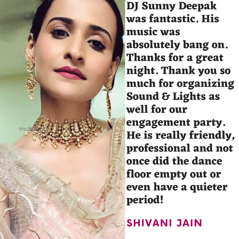 Photo From Client Feedback - By DJ Sunny Deepak