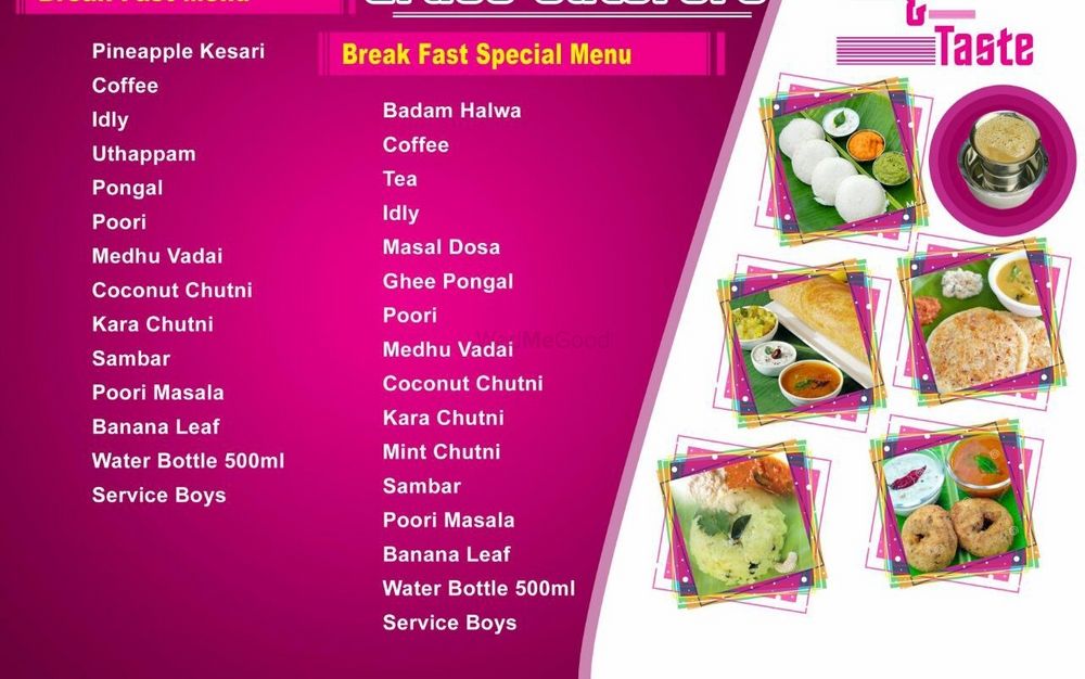 Photo From Grace Caterers - Vegetarian Menu - By Grace Caterers