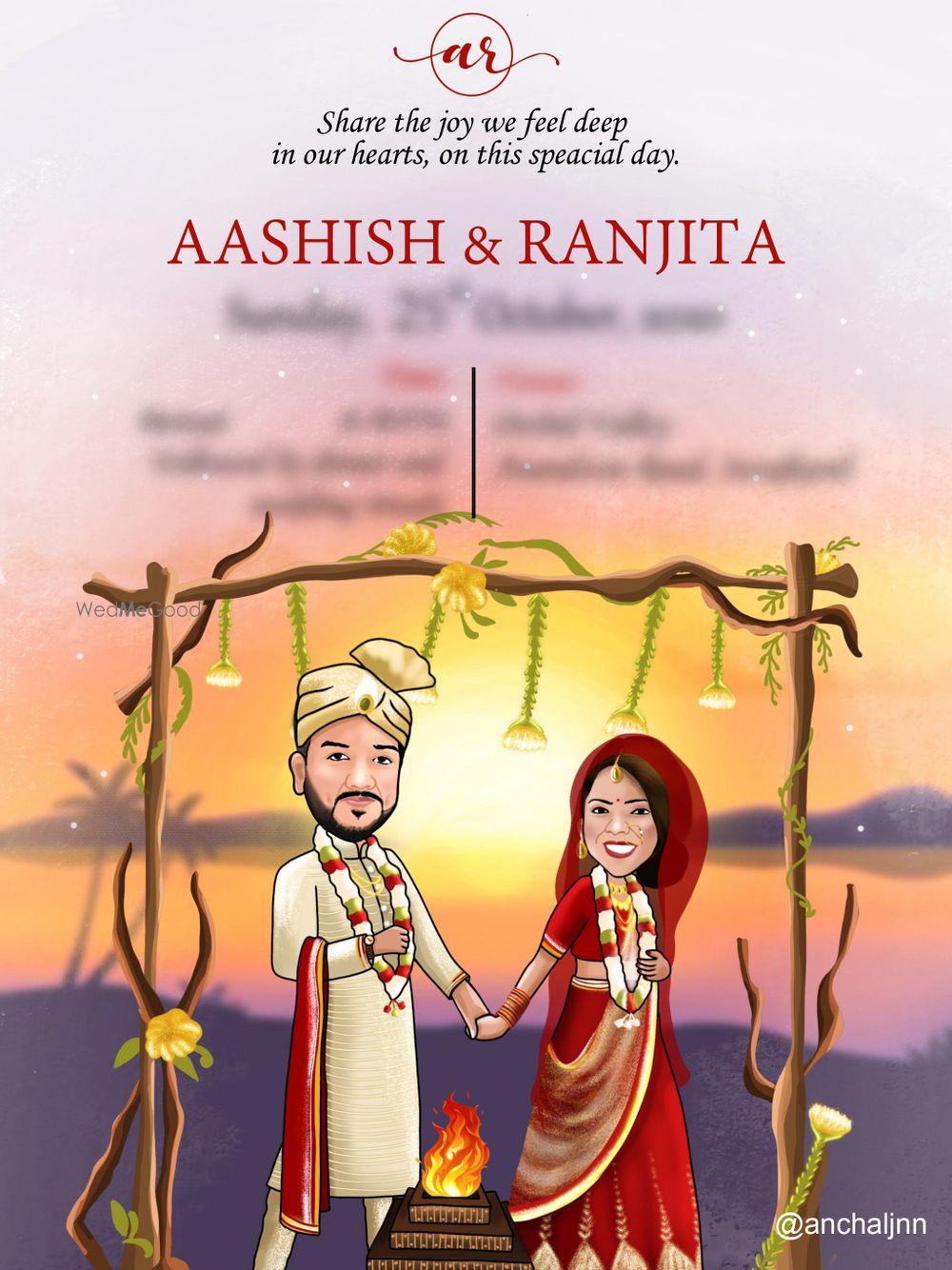 Photo From Beach wedding e invite - By Anchal Jain