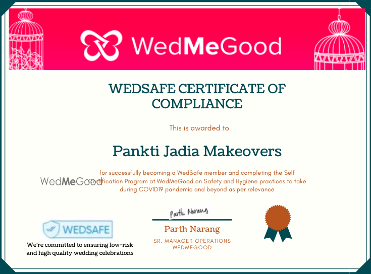 Photo From WedSafe - By Pankti Jadia Makeovers