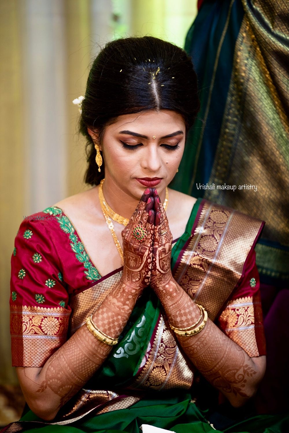 Photo From South Indian bride - By Vrishali Makeup Artistry