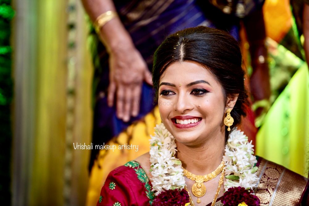 Photo From South Indian bride - By Vrishali Makeup Artistry