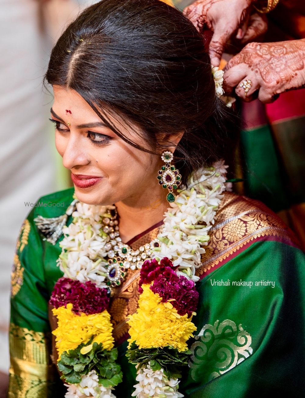 Photo From South Indian bride - By Vrishali Makeup Artistry