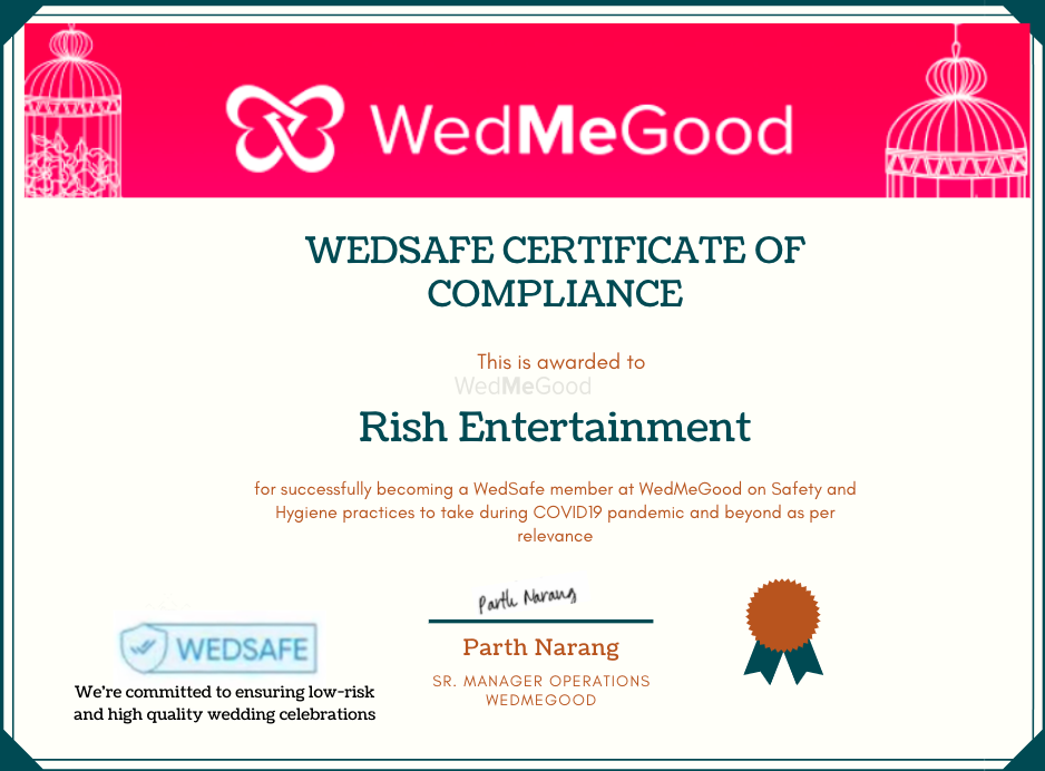 Photo From WedSafe - By Rish Entertainment