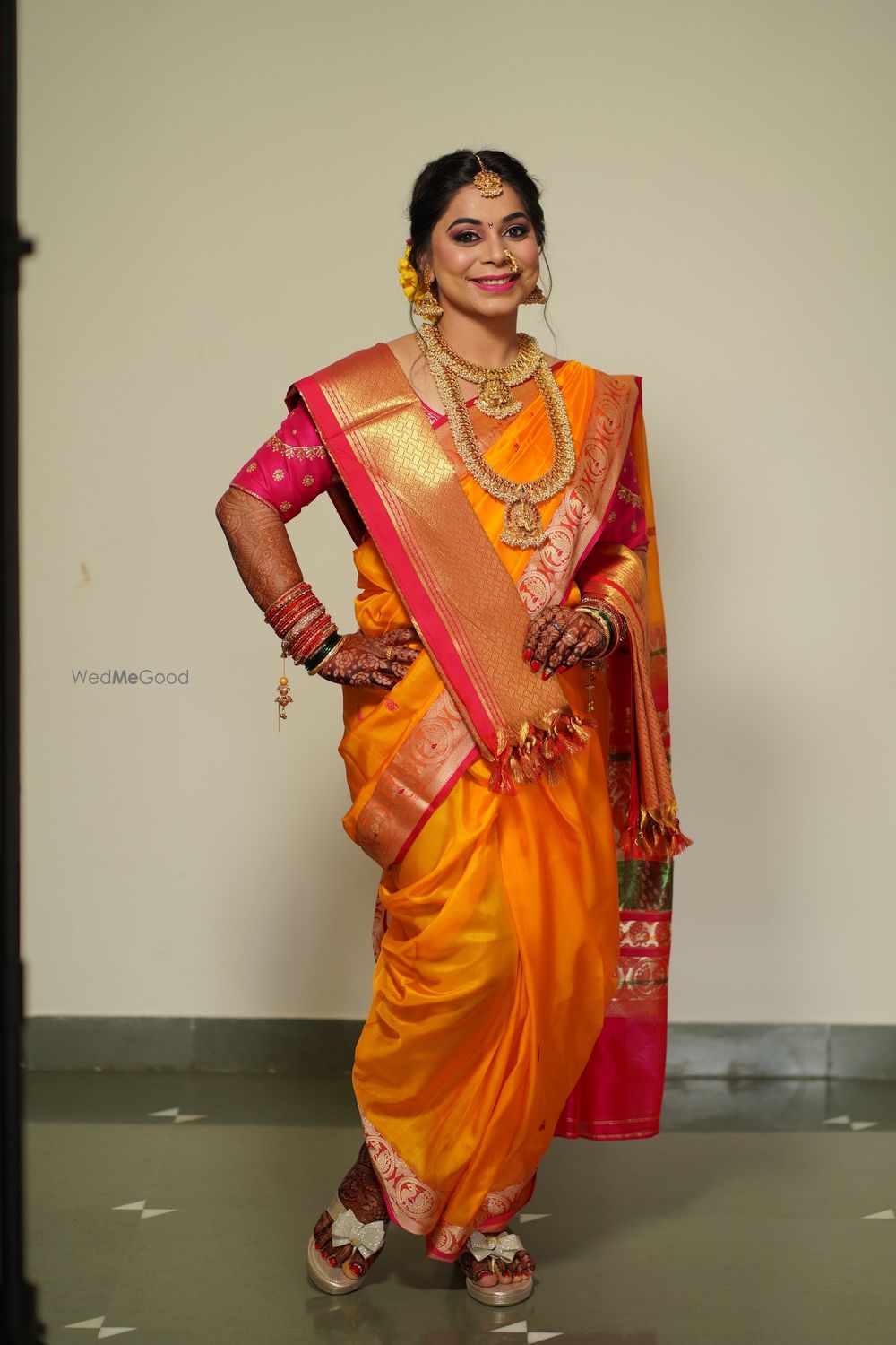 Photo From My Beautiful Maharashtrian bride Anusha - By Mayuree Hair & Skin Studio