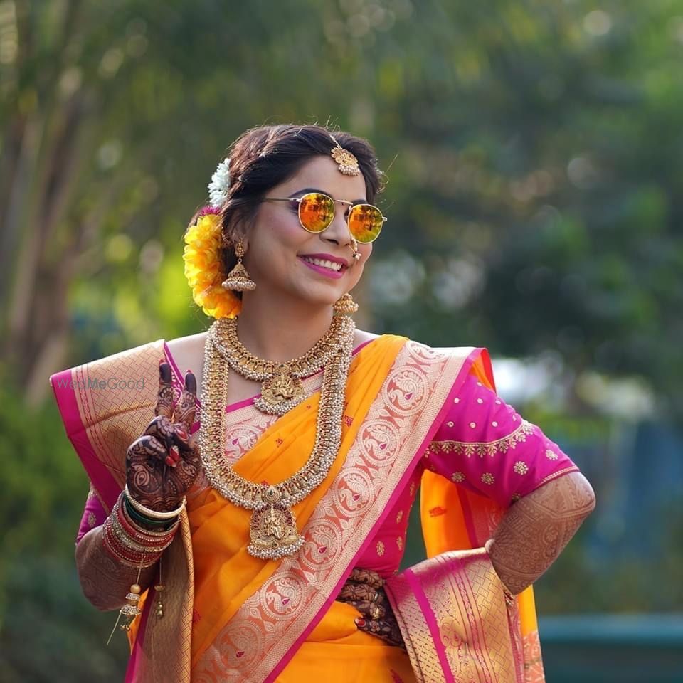 Photo From My Beautiful Maharashtrian bride Anusha - By Mayuree Hair & Skin Studio