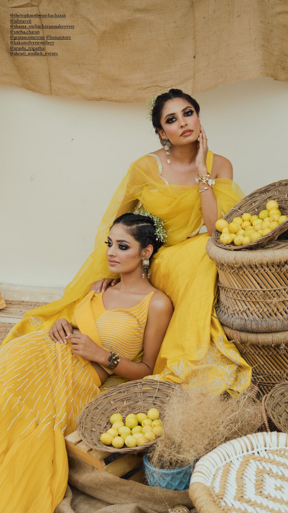 Photo From Tropical Mehndi Look  - By The Top Knot Salon