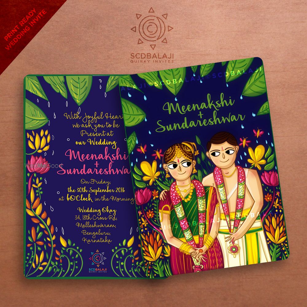 Photo From Tamil Brahmin Wedding Invite - By Quirky Invitations