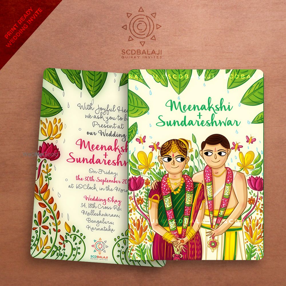 Photo From Tamil Brahmin Wedding Invite - By Quirky Invitations