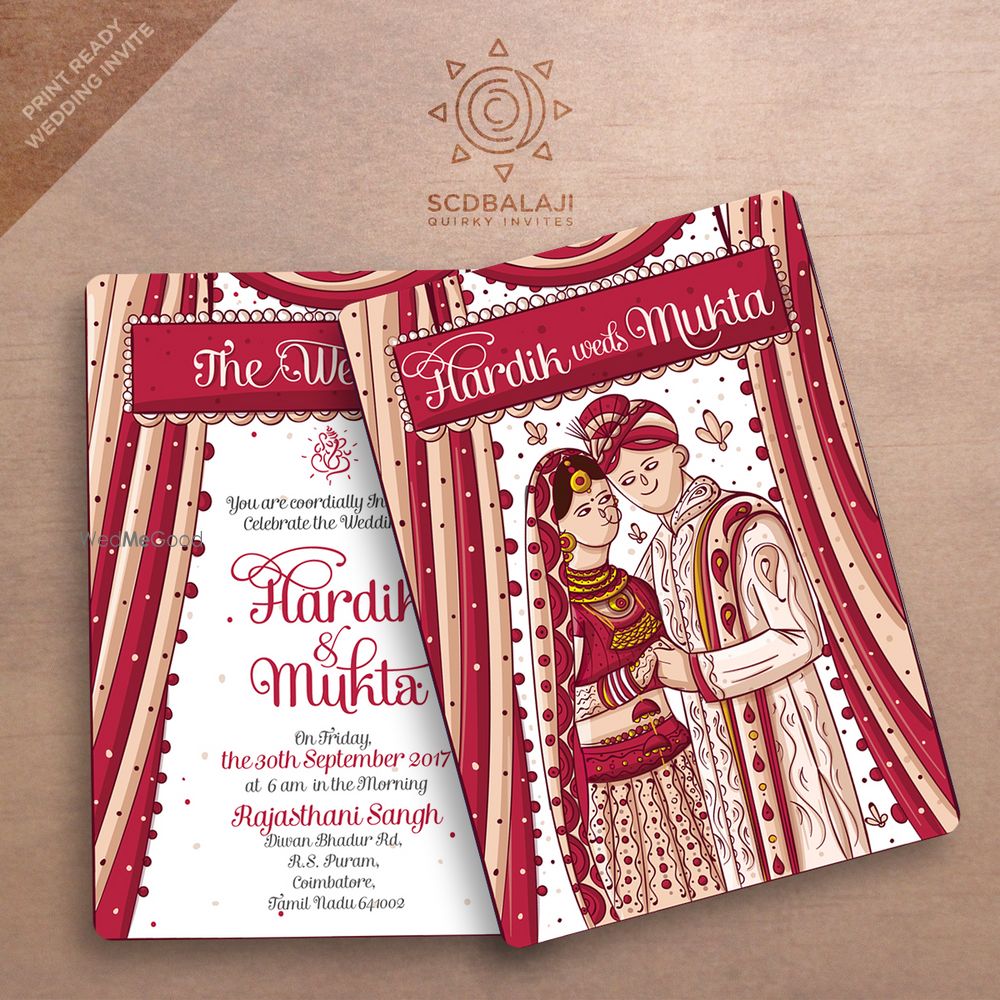 Photo From Hindu Punjabi Wedding Invite - By Quirky Invitations