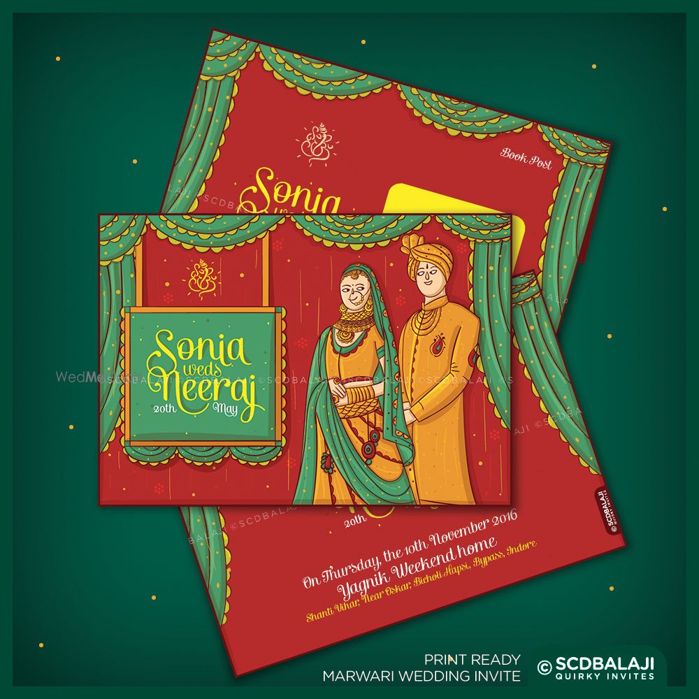 Photo From Marwari Wedding Invite - By Quirky Invitations