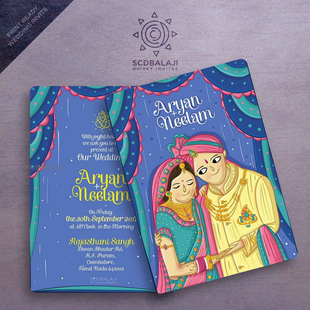 Photo From Rajasthani Wedding Invite - By Quirky Invitations