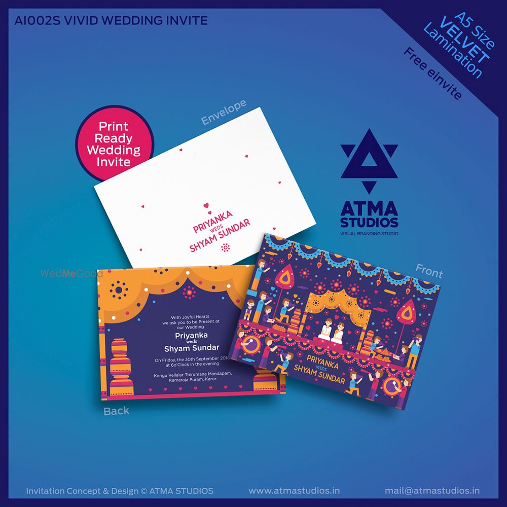 Photo From Vivid Indian Wedding Invite - By Quirky Invitations