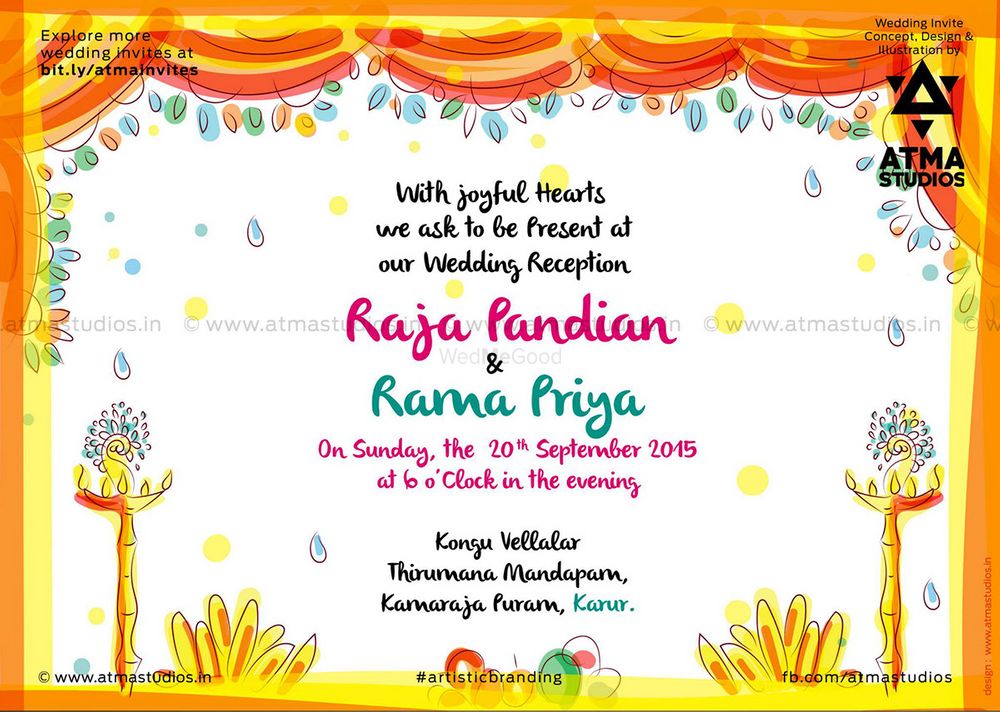 Photo From Tamil Wedding Invite - By Quirky Invitations