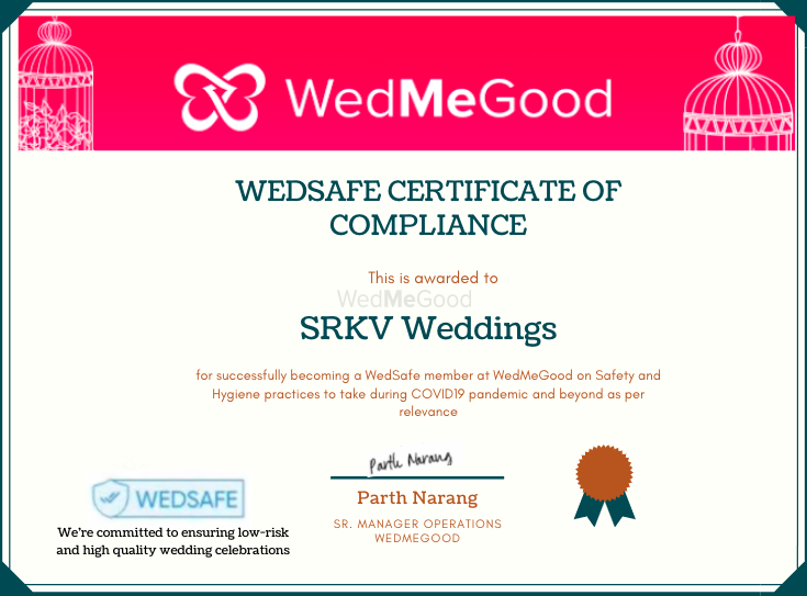 Photo From WedSafe - By SRKV Weddings