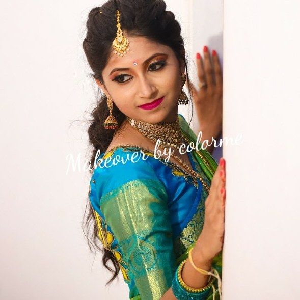 Photo From Soundarya s Enagement Look - By Color Me Bridal Makeovers