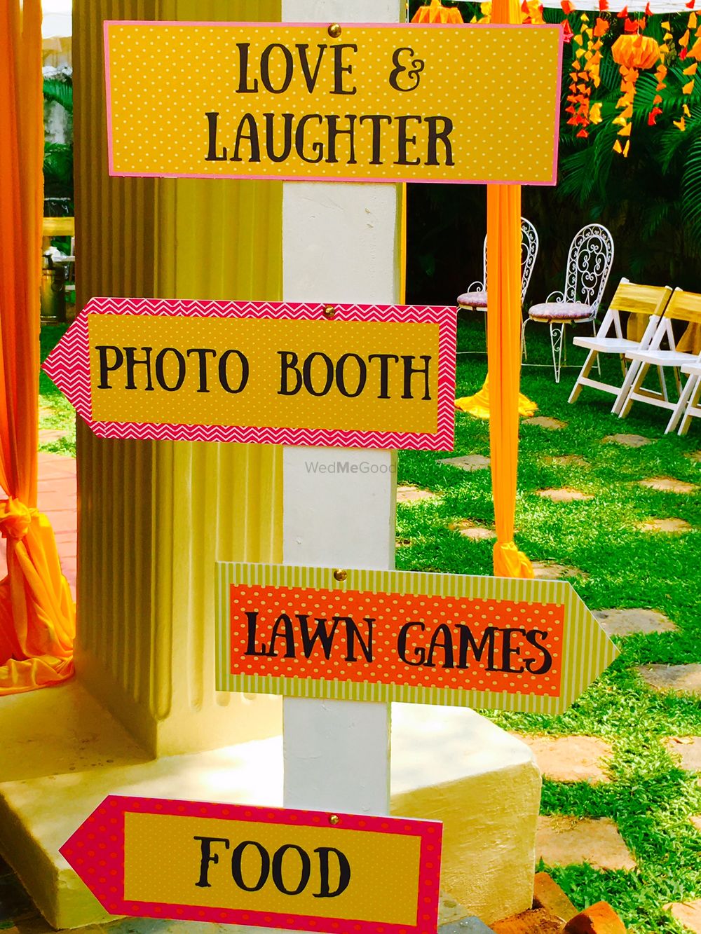 Photo of Signage at wedding
