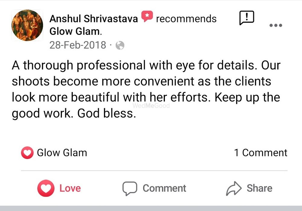 Photo From Clients Feedback - By Glow Glam by Shreya Sarin