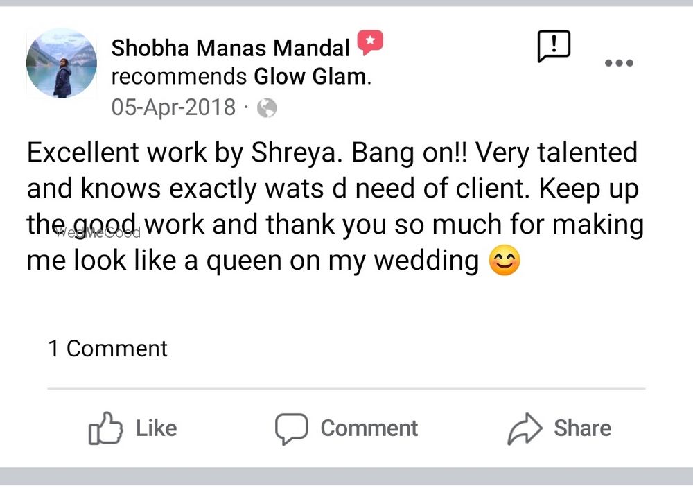 Photo From Clients Feedback - By Glow Glam by Shreya Sarin