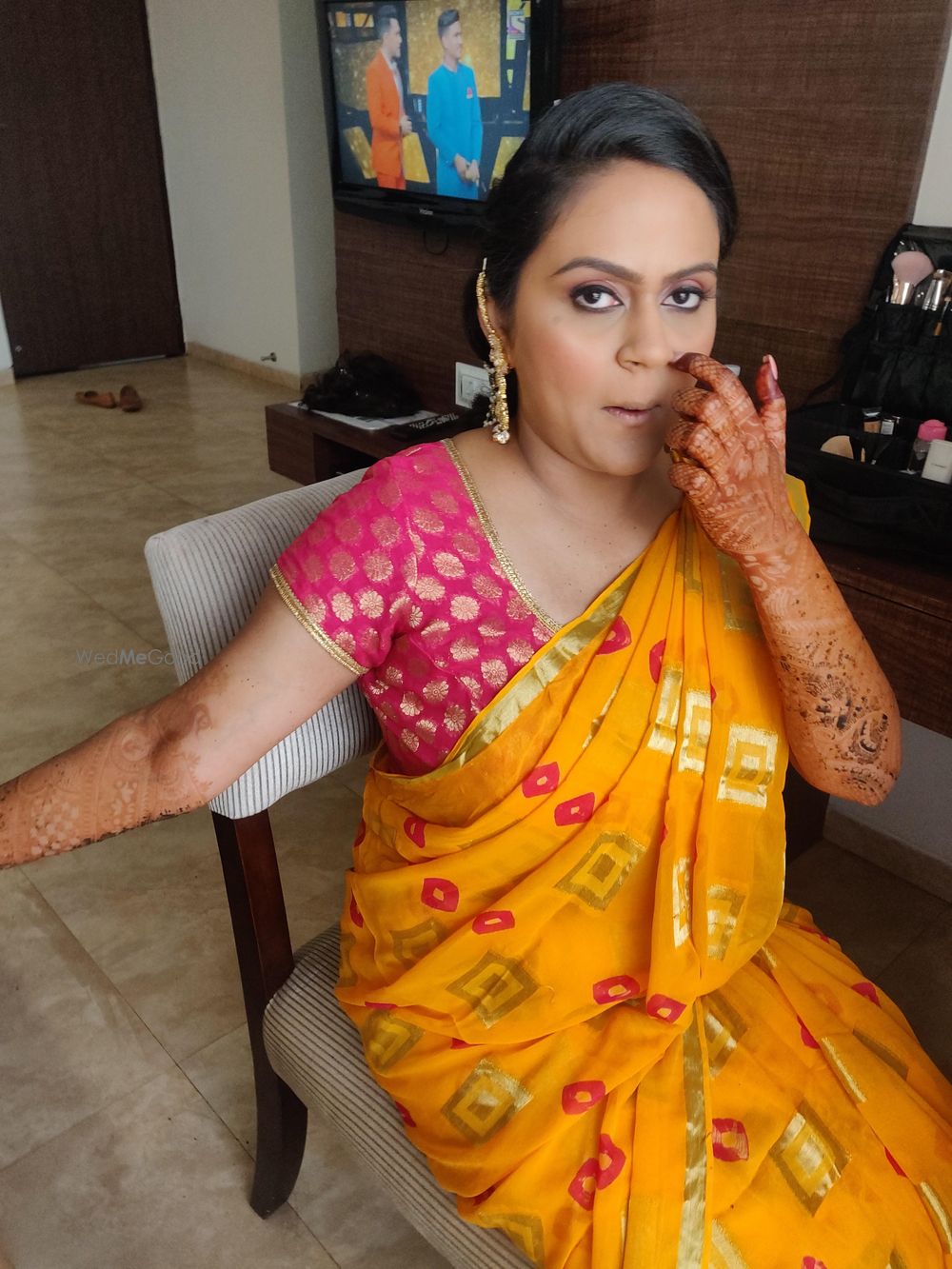 Photo From Mehendi/Haldi Look - By Kavita Patel Makeover