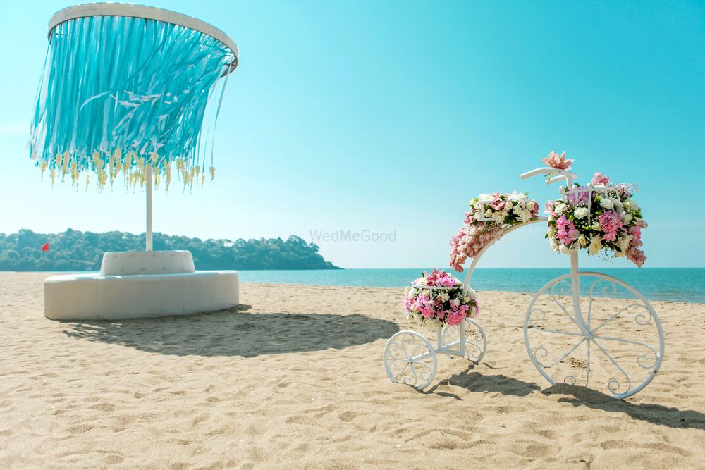 Photo of beach wedding