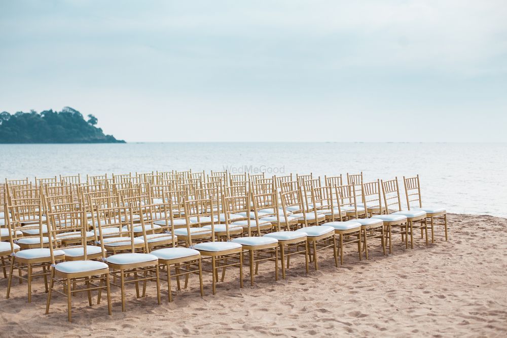 Photo of seating infront of mandap