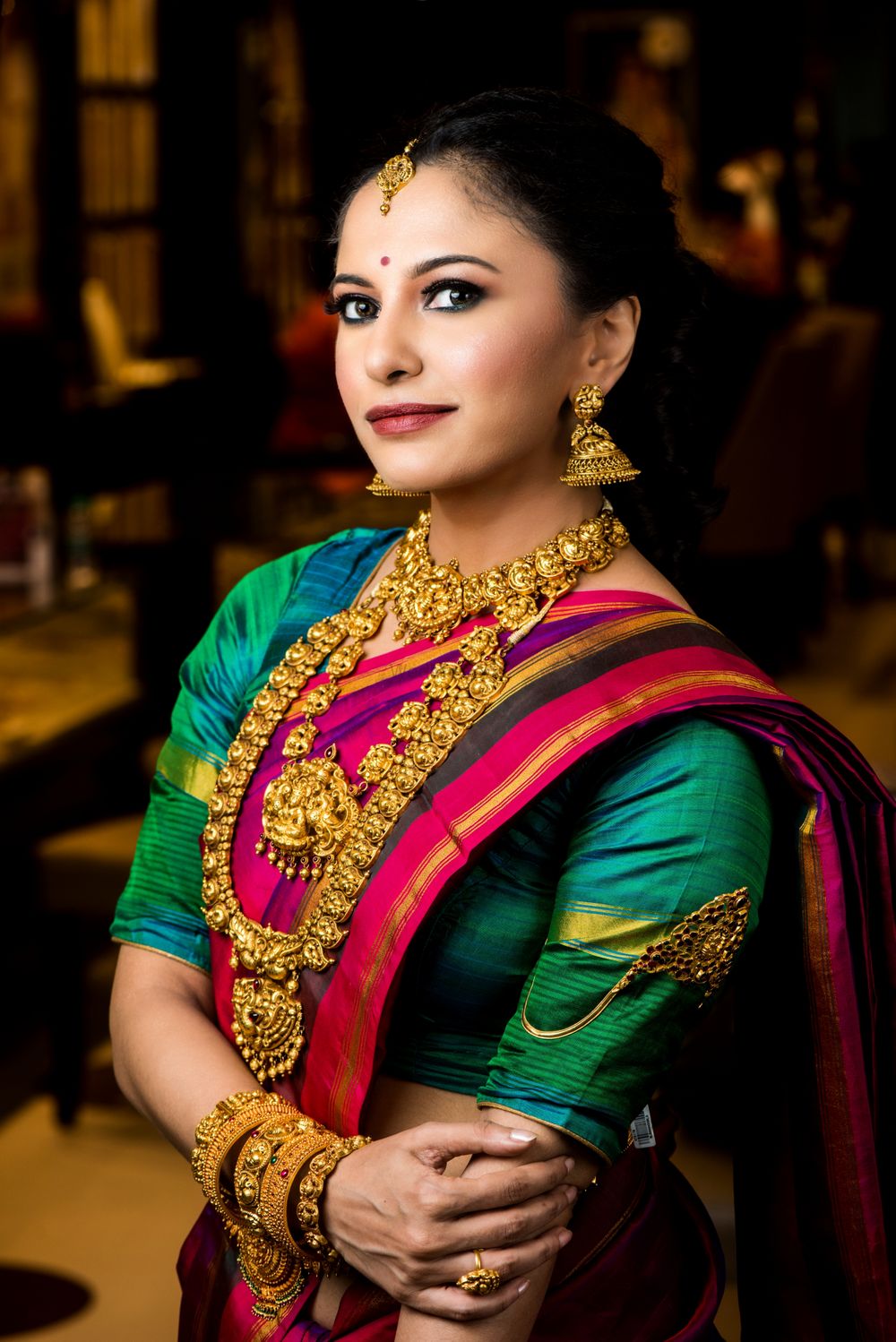 Photo From SouthIndian Bride - By High Heels in Hair Spray N Makeup On