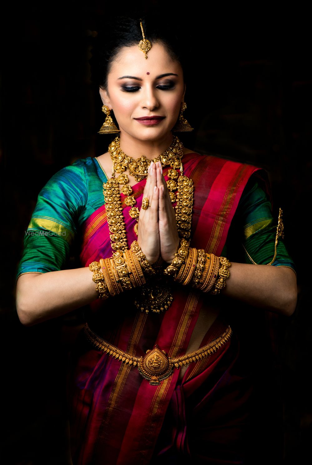 Photo From SouthIndian Bride - By High Heels in Hair Spray N Makeup On