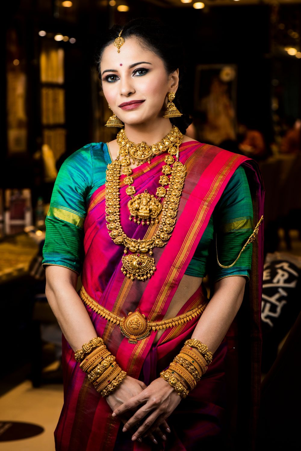 Photo From SouthIndian Bride - By High Heels in Hair Spray N Makeup On