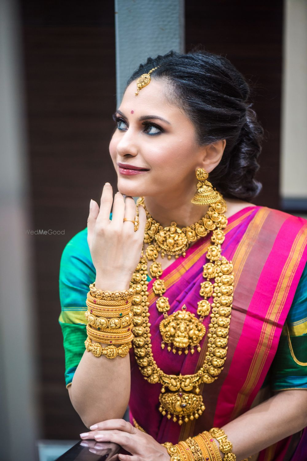 Photo From SouthIndian Bride - By High Heels in Hair Spray N Makeup On