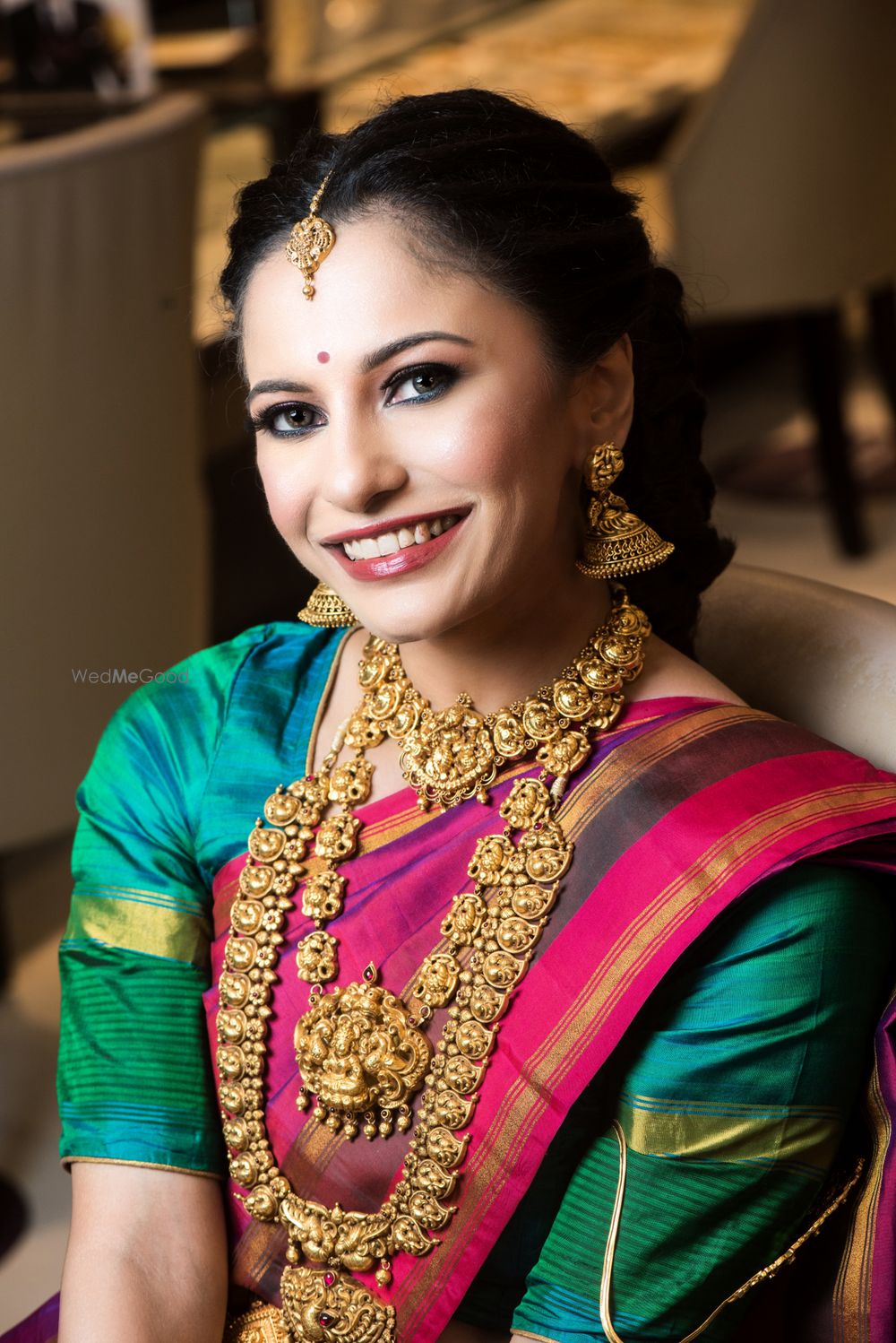 Photo From SouthIndian Bride - By High Heels in Hair Spray N Makeup On