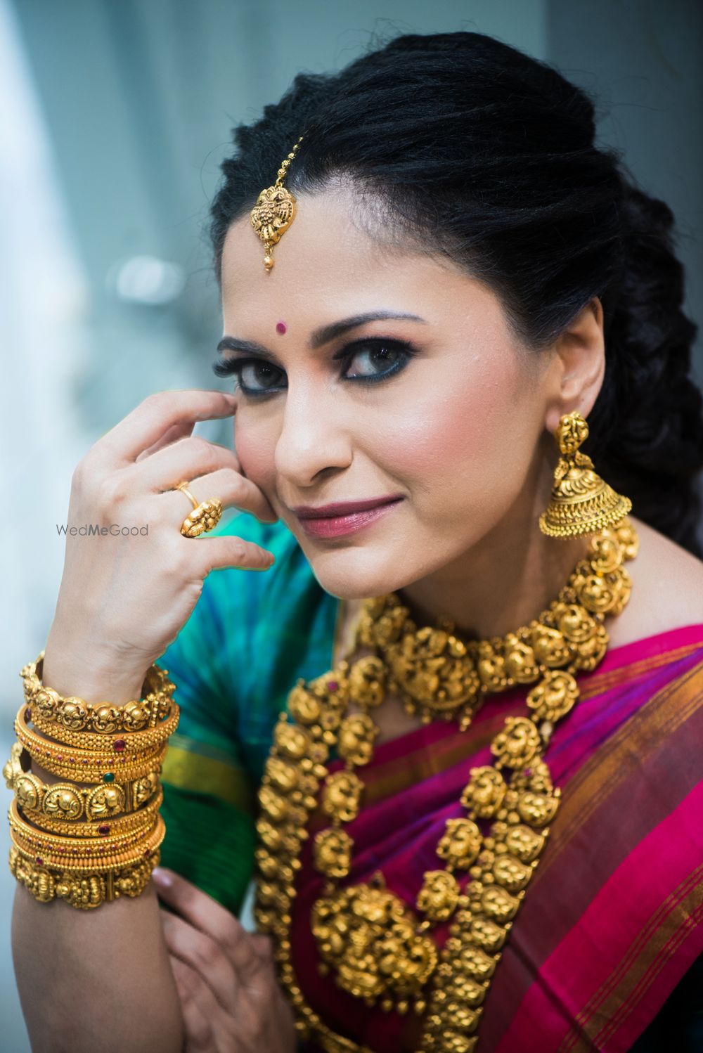 Photo From SouthIndian Bride - By High Heels in Hair Spray N Makeup On