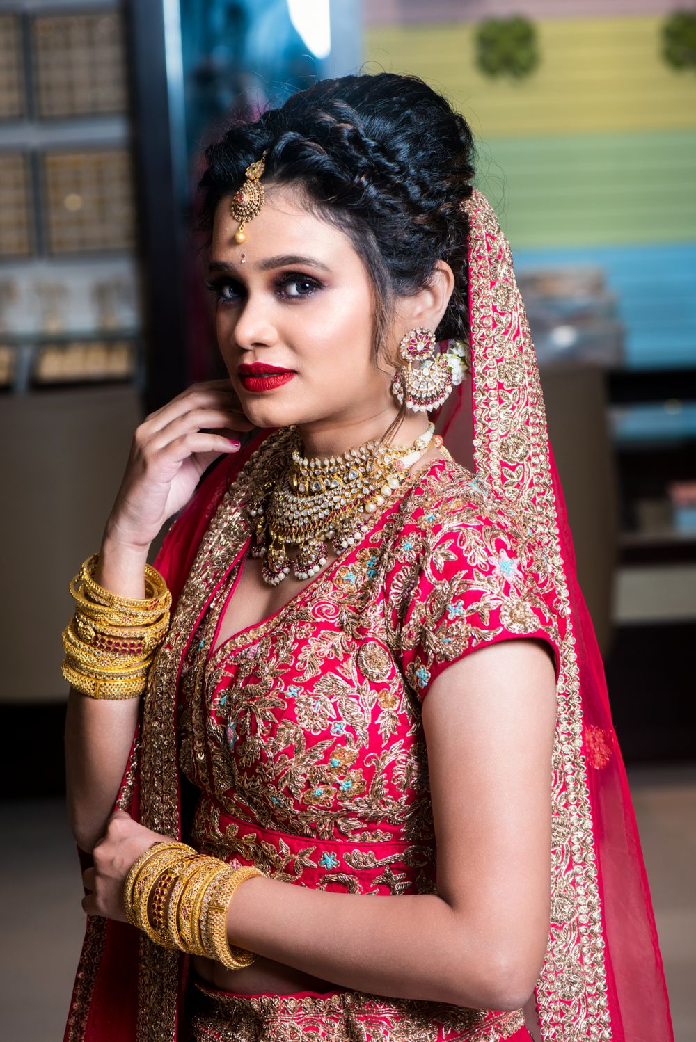 Photo From Punjabi Bride - By High Heels in Hair Spray N Makeup On