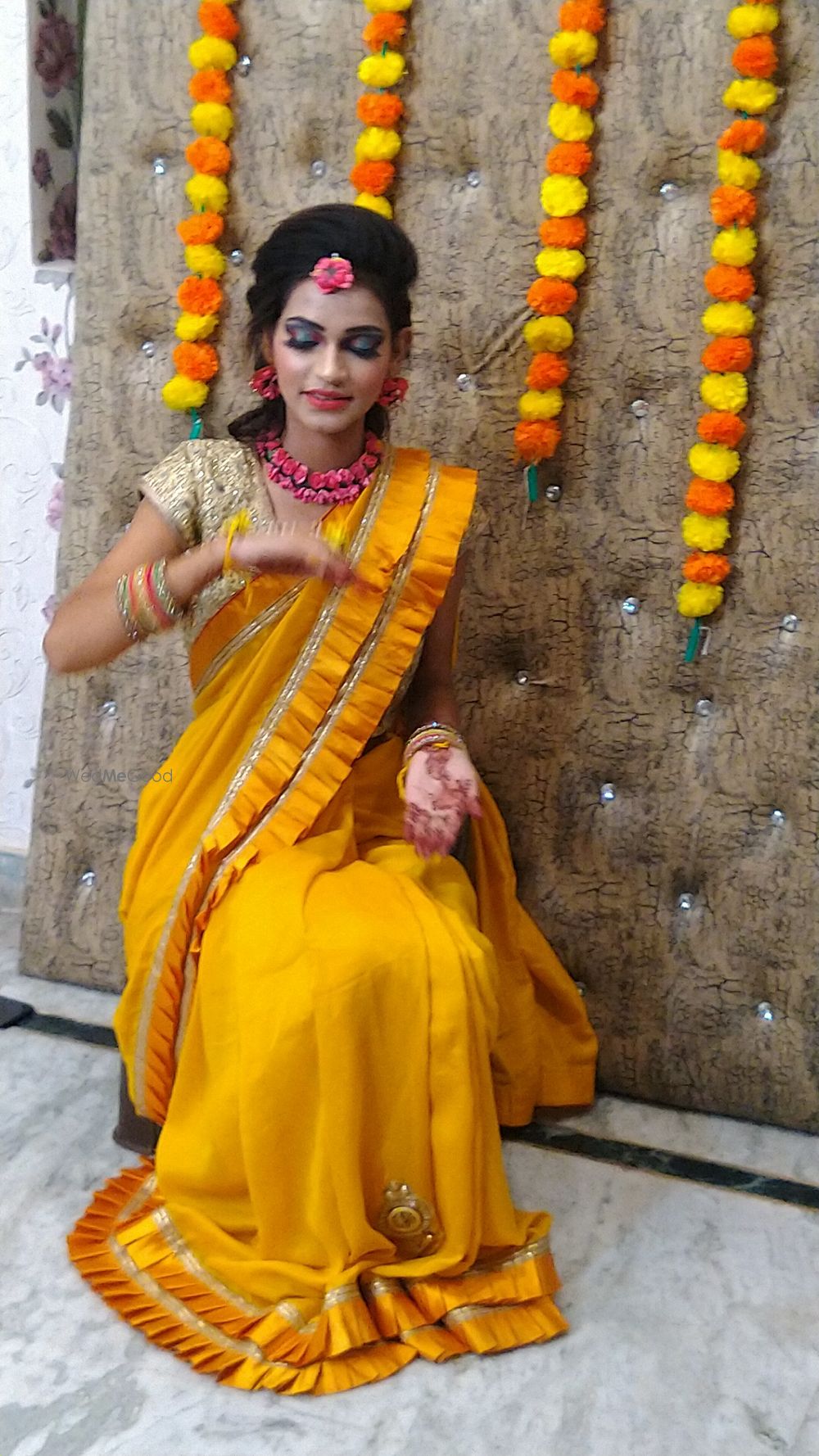 Photo From haldi - By Urvashi Srivastava Makeup Artist