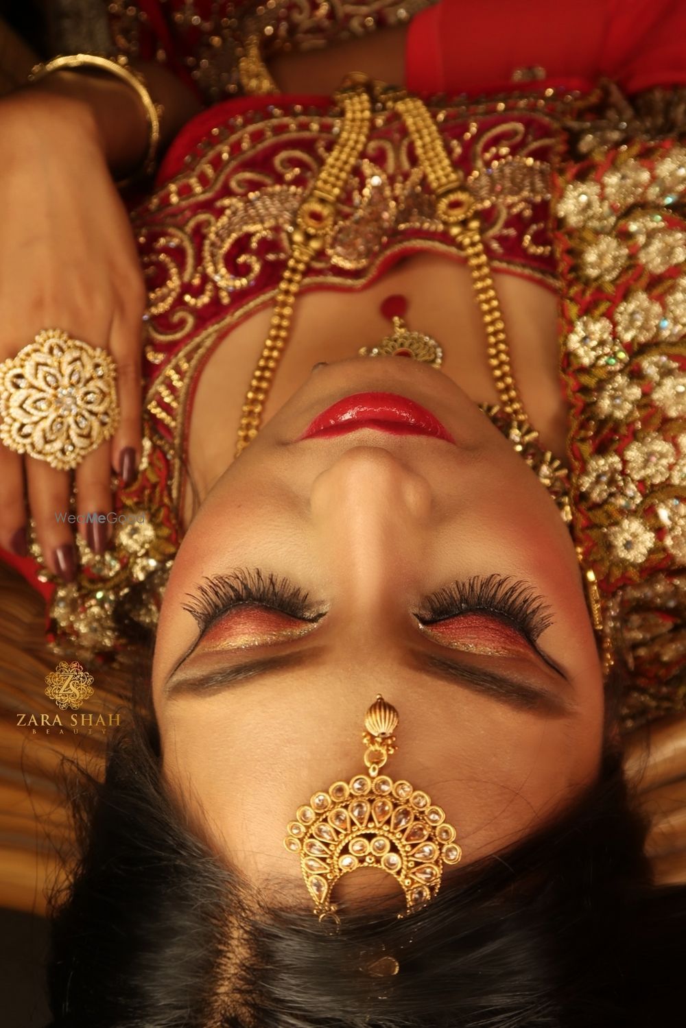 Photo From Traditional Red Bridal Look - By Zara Shah Beauty