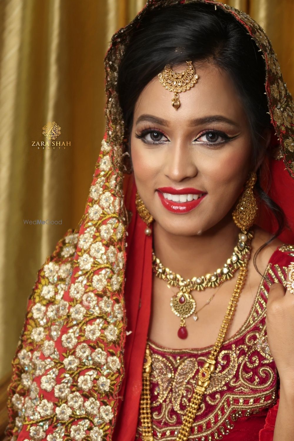 Photo From Traditional Red Bridal Look - By Zara Shah Beauty