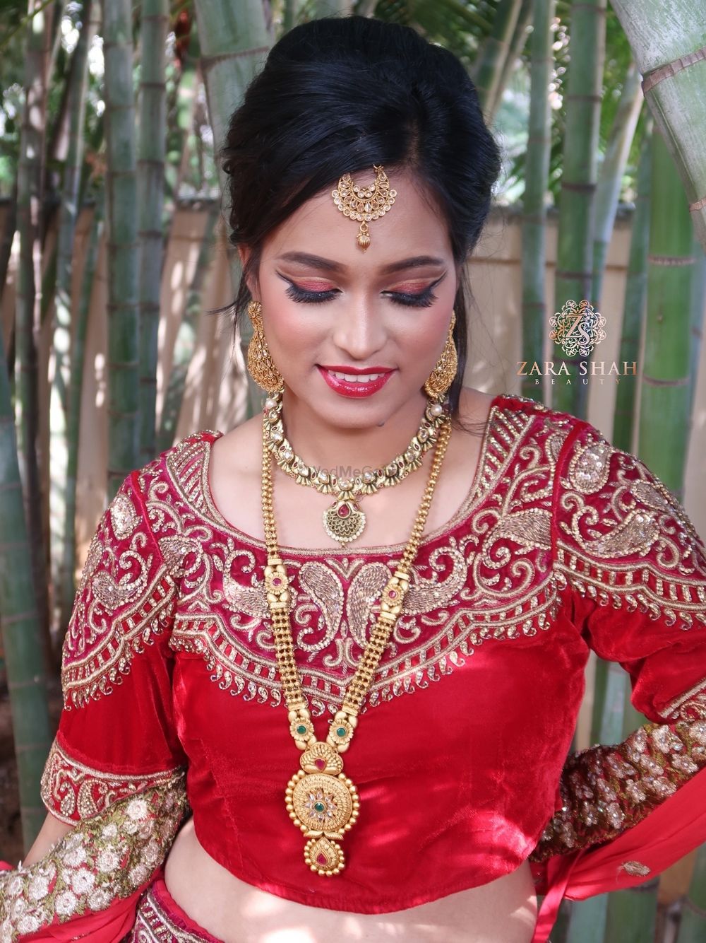 Photo From Traditional Red Bridal Look - By Zara Shah Beauty