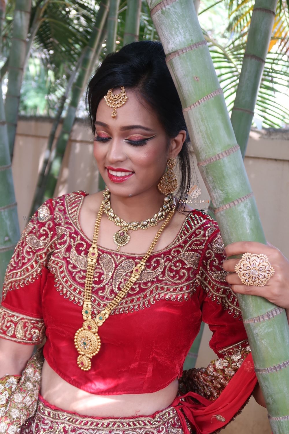 Photo From Traditional Red Bridal Look - By Zara Shah Beauty