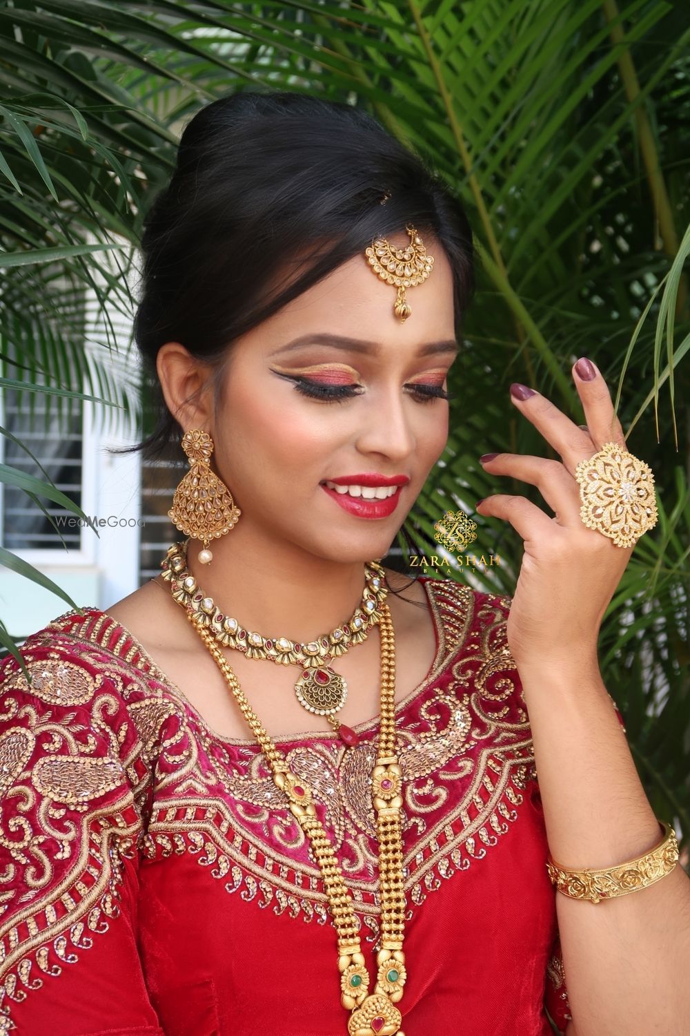 Photo From Traditional Red Bridal Look - By Zara Shah Beauty