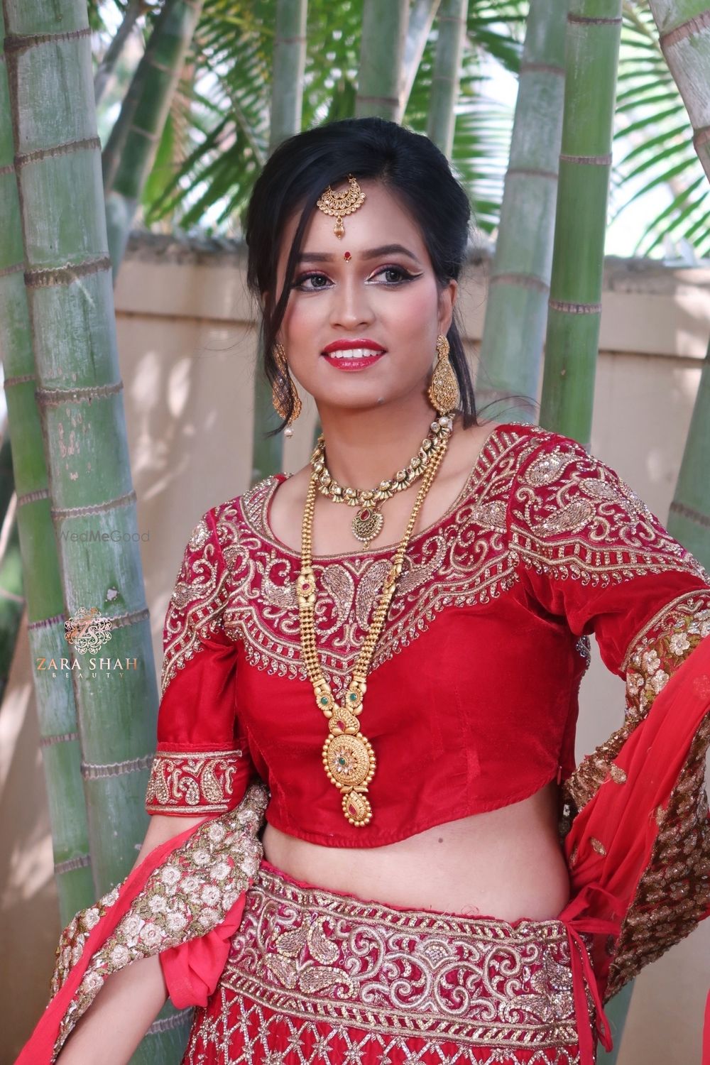 Photo From Traditional Red Bridal Look - By Zara Shah Beauty