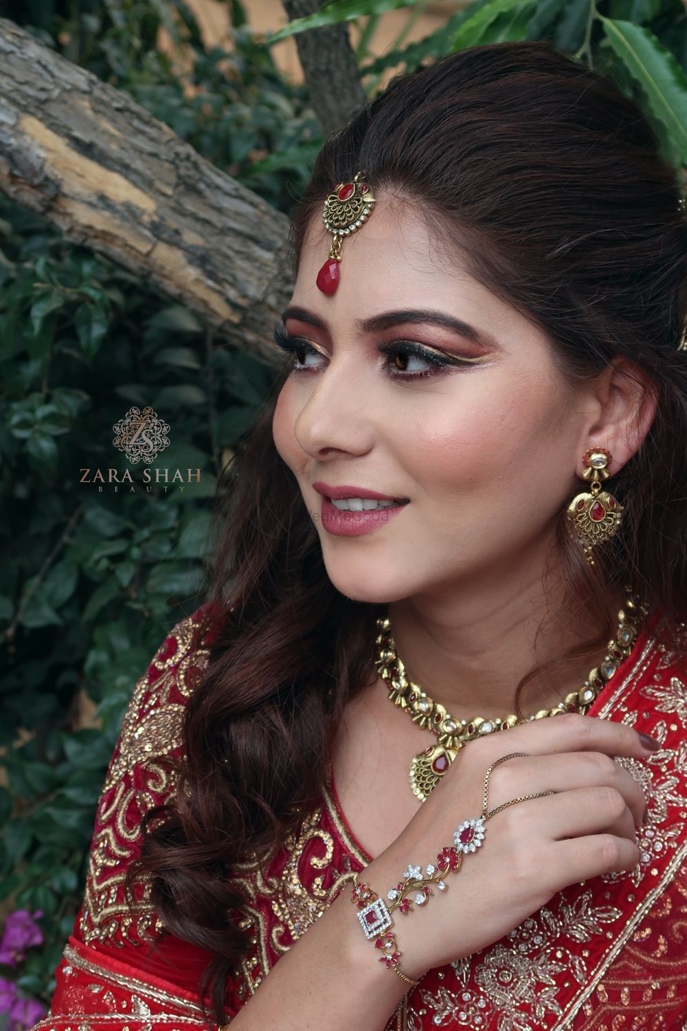 Photo From Traditional Red Bride with Nude lips - By Zara Shah Beauty